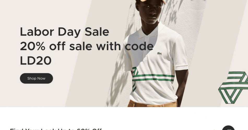 Lacoste.com Coupon Codes 2024 (60% discount) - March Lacoste Coupons