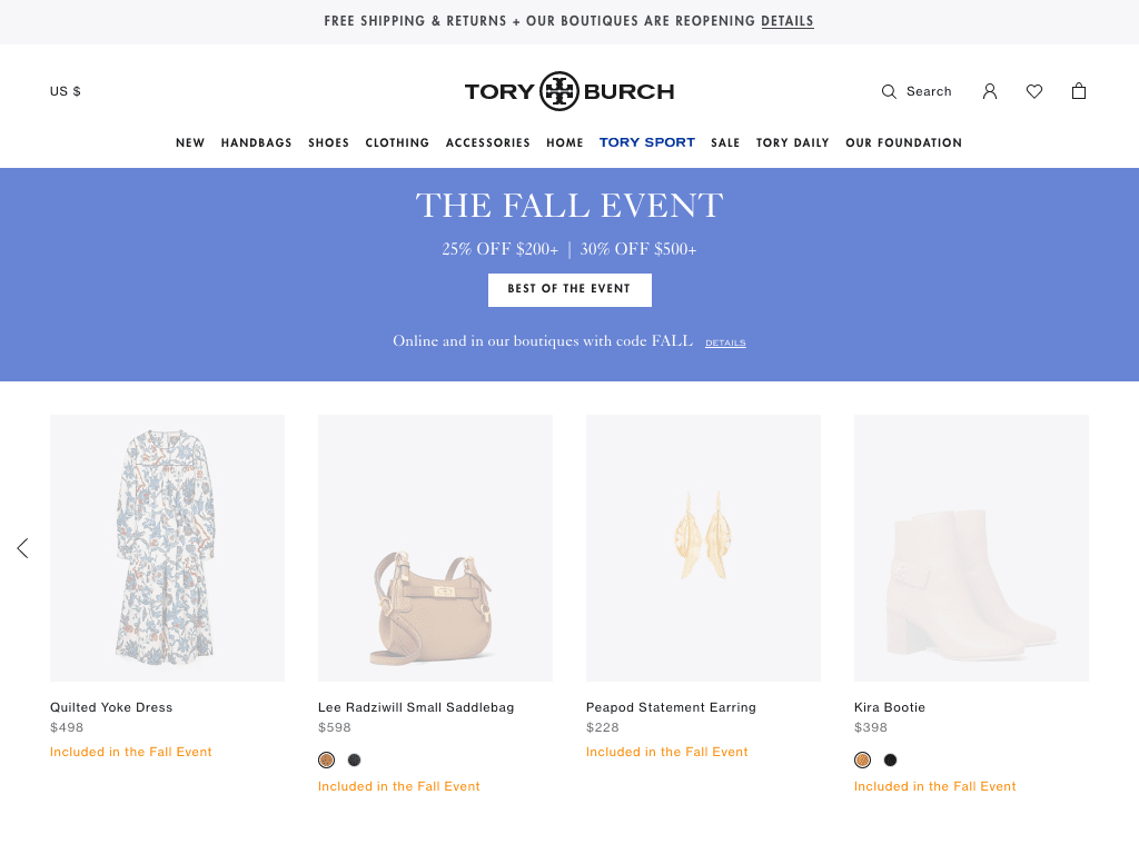 75% Off Tory Burch Coupons & Promo Codes April 2023